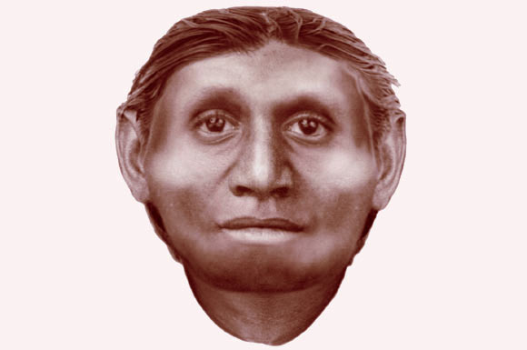 Facial approximation of Homo floresiensis. Image credit: Susan Hayes / Australian Archaeological Association.