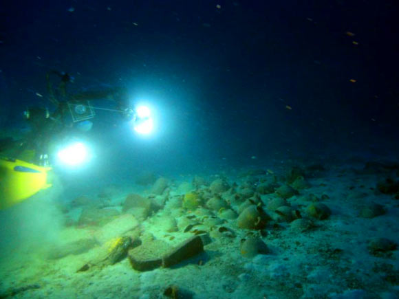 The site of a 2,700-year-old Phoenician shipwreck. Image credit: © Groplan project / Timmy Gambin, University of Malta.