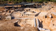 The Byzantine-era compound with oil and wine presses. Image credit: Griffin Aerial Photography Company / Israel Antiquities Authority.