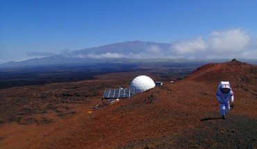 HI-SEAS team members will stay in a dome on the Mauna Loa volcano in Hawaii. Image credit: Sian Proctor / University of Hawaii at Manoa.