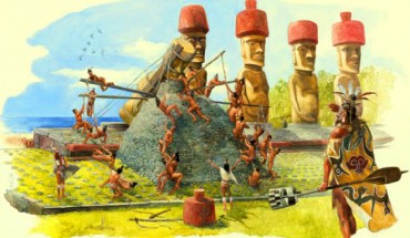 Rapanui people. Image credit: © Santiago Caruso.