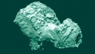 Comet 67P/Churyumov-Gerasimenko on 3 August 2014 from a distance of 285 km. Image credit: ESA / Rosetta / MPS for OSIRIS team / MPS / UPD / LAM / IAA / SSO / INTA / UPM / DASP / IDA.
