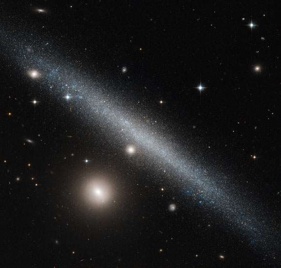 This image shows the dwarf galaxy UGC 1281. Image credit: ESA / NASA / Luca Limatola.