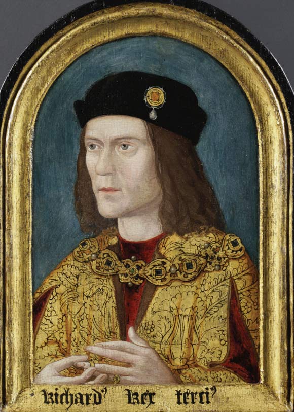 Portrait of Richard III, painted c. 1520, after a lost original, now owned by the Society of Antiquaries, London. Image credit: © Society of Antiquaries of London.