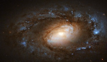 Color composite image of the starburst spiral galaxy NGC 4102 obtained with Hubble's Wide Field Planetary Camera 2. Image credit: ESA / Hubble / NASA / S. Smartt, Queen's University Belfast / Renaud Houdinet.