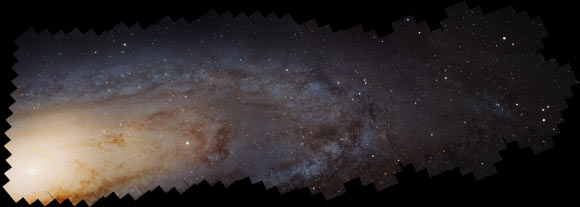 Andromeda Galaxy. Image credit: NASA / ESA / University of Washington / PHAT team / J. Dalcanton / B. F. Williams / L. C. Johnson / R. Gendler.
