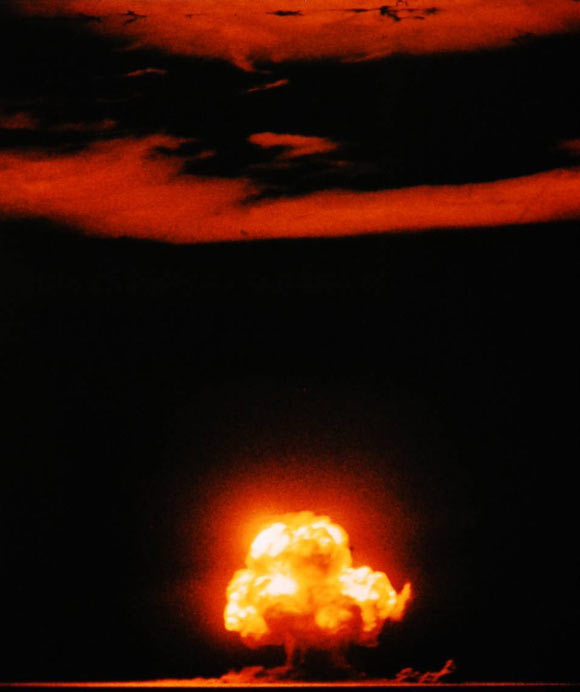 Researchers have proposed that July 16, 1945 - the time of the world's first detonation of a nuclear weapon, conducted by the United States Army as part of the Manhattan Project - should mark the start of Anthropocene. Image credit: United States Department of Energy.