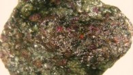 Rare diamondiferous peridotite from the Udachnaya diamond mine. Image credit: Lawrence Taylor.