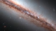 This image shows the edge-on spiral galaxy NGC 4217. Image credit: ESA / Hubble / NASA / R. Schoofs.