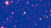 This false-color composite image shows the Scholz’s binary star (center). Image credit: V. D. Ivanov et al., 10.1051/0004-6361/201424883.