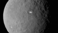 This image was taken by the Dawn space probe of dwarf planet Ceres on February 19 from a distance of nearly 46,000 km. Image credit: NASA / JPL-Caltech / UCLA / MPS / DLR / IDA.