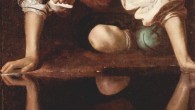 The new study has shown that men, on average, are more narcissistic than women. Narcissus by Caravaggio. Galleria Nazionale d’Arte Antica, Rome.