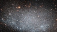This image shows the dwarf irregular galaxy UCG 8201. Image credit: ESA / Hubble / NASA.