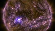 The X2.2-class flare, March 11, 2015. Image credit: SDO / NASA.