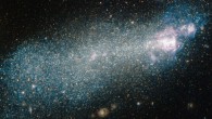This image shows the compact dwarf galaxy SBS 1415+437. Image credit: ESA / Hubble / NASA / Alessandra Aloisi, STScI / Nick Rose.