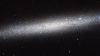NGC 5023 is seen edge-on in this new image from NASA/ESA Hubble Space Telescope. Image credit: ESA / Hubble / NASA.