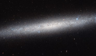 NGC 5023 is seen edge-on in this new image from NASA/ESA Hubble Space Telescope. Image credit: ESA / Hubble / NASA.