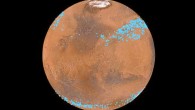 Mars has massive water glacier belts at its central latitudes. Image credit: Nanna Karlsson / Mars Digital Image Model / NASA.