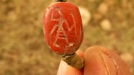 Ring inlaid with a seal depicting an Egyptian warrior with a shield and sword. Image credit: Israel Antiquities Authority, Unit for the Prevention of Antiquities Robbery.
