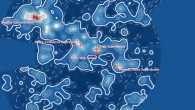 A slice through the map of nearby galaxy superclusters; the map spans nearly 2 billion light years from side to side. Regions with many galaxies are shown in white or red, whereas regions with fewer galaxies are dark blue. Image credit: University of Waterloo, adapted by Sci-News.com.