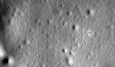 This image from MESSENGER is located within the floor of the 93-km-diameter crater Jokai. Image credit: NASA / Johns Hopkins University Applied Physics Laboratory / Carnegie Institution of Washington.