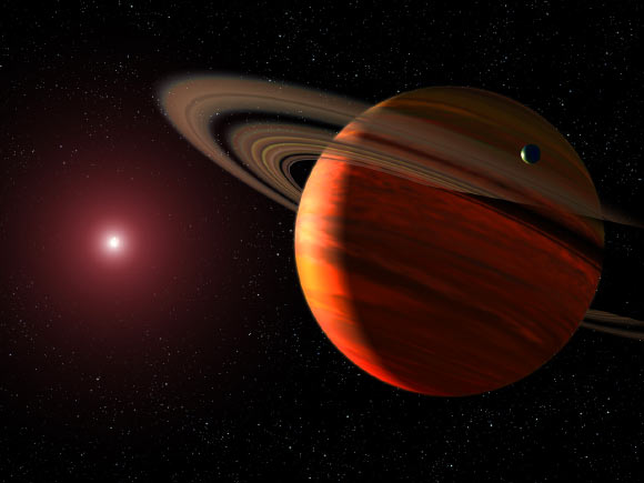 A hypothetical gas giant exoplanet. Image credit: NASA.