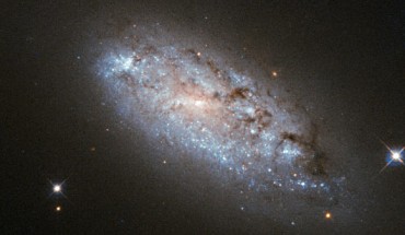 This image shows the spiral galaxy NGC 949. Image credit: ESA / Hubble / NASA.