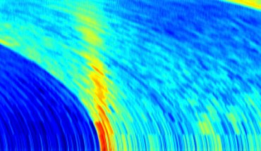 Acoustic signature of thunder. Image credit: University of Florida / Florida Institute of Technology / Southwest Research Institute.