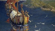 Guests from Overseas by Nicholas Roerich, 1901.