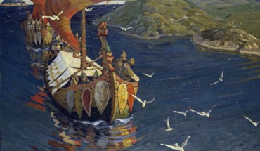 Guests from Overseas by Nicholas Roerich, 1901.