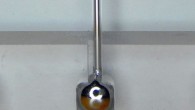 This image shows the liquid metal antenna. Image credit: Jacob Adams.