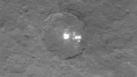 A close-up of the mysterious bright spots on Ceres. Image credit: NASA / JPL-Caltech / UCLA / MPS / DLR / IDA.
