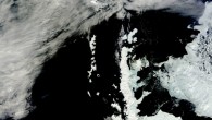 Nearly cloud-free view of the northern tip of the Antarctic Peninsula. Image credit: NASA / GSFC / MODIS Rapid Response Team.