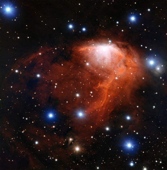 This image of the nebula RCW 34 was taken using ESO’s Very Large Telescope in northern Chile. Image credit: ESO.