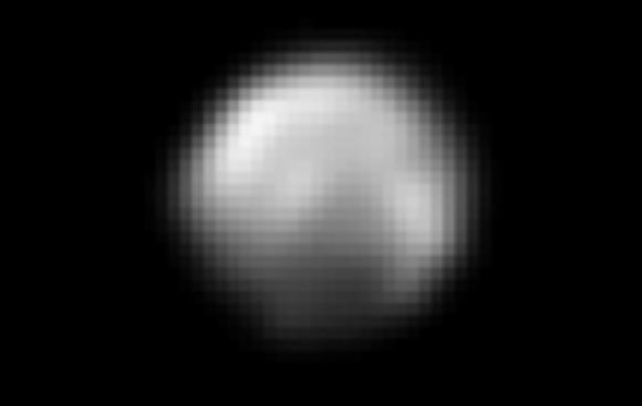 This image of the dwarf planet Pluto was taken May 12. Image credit: NASA / JHU-APL / SwRI.
