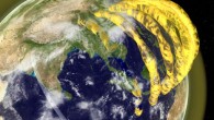 An artist’s impression of plasma tubes in the Earth’s magnetosphere. Image credit: Mats Bjorkland / ARC Centre of Excellence for All-sky Astrophysics.
