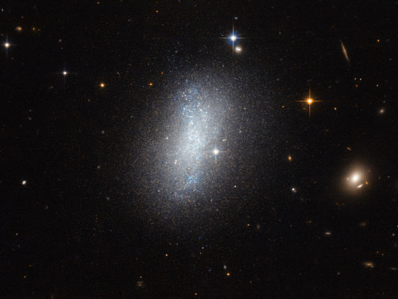 This image shows the dwarf irregular galaxy PGC 18431. Image credit: ESA /Hubble / NASA.