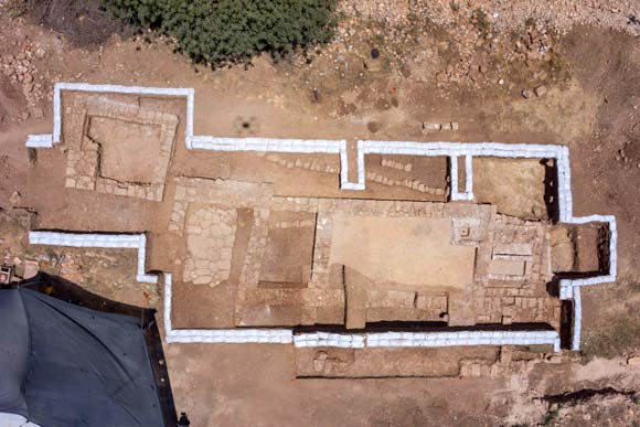 Aerial view of the site. Image credit: Israel Antiquities Authority / Skyview Company.