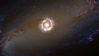 In this image, the larger-scale structure of NGC 1097 is easily visible. Image credit: ESO / R. Gendler.