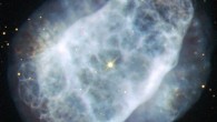 This image shows the planetary nebula NGC 6153. Its central star is faint and of unknown spectral type. Image credit: ESA / Hubble / NASA / Matej Novak.