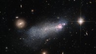 This image shows the compact dwarf galaxy SBS 1415+437. Image credit: ESA / Hubble / NASA.