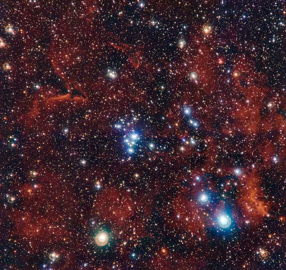 This image shows the open star cluster NGC 2367. Image credit: ESO / G. Beccari.