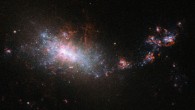This image shows the dwarf galaxy NGC 1140. Image credit: ESA / Hubble / NASA.