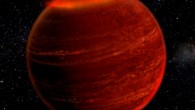 Artist’s impression of an auroral display on a brown dwarf. Image credit: Chuck Carter / Gregg Hallinan / Caltech.