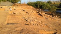 The remains of the city wall of Philistine Gath. Image credit: Prof Aren Maeir, Director, Bar-Ilan University.