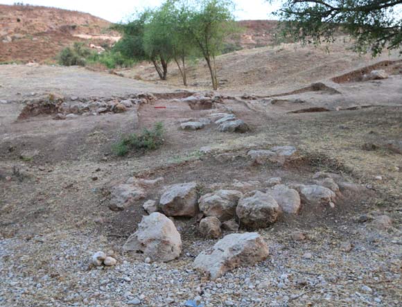 The Iron Age fortifications of the lower city of Philistine Gath. Image credit: Prof Aren Maeir, Director, Bar-Ilan University.