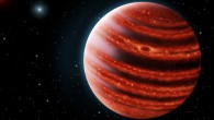 An artistic conception of the young Jovian planet 51 Eridani b. Image credit: Danielle Futselaar / Franck Marchis / SETI Institute.