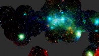 X-ray view of the central region of our Milky Way Galaxy. This image was put together in a new study by compiling all observations of this region that were performed with ESA’s XMM-Newton, adding up to over one month of monitoring in total. The image combines data collected at energies from 0.5 to 2 keV (shown in red), 2 to 4.5 keV (shown in green) and 4.5 to 12 keV (shown in blue). It spans about 2.5 degrees across, equivalent to about 1,000 light-years. Image credit: ESA / XMM-Newton / G. Ponti et al.