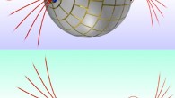 Upper image: 3D diagram of the magnetic wormhole, showing how the magnetic field lines (red) leaving a magnet on the right pass through the wormhole. Bottom: in terms of magnetism the wormhole is undetectable, which means that the magnetic field seems to disappear on the right only to reappear on the left in the form of a magnetic monopole. Image credit: Jordi Prat-Camps, Autonomous University of Barcelona.