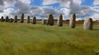 The Stonehenge Hidden Landscapes Project team has revealed traces of up to 100 standing stones beneath Durrington Walls super-henge. The stones were up to 15 feet (4.5 m) in height, and are believed to have been deliberately toppled over the south-eastern edge of the bank of the circular enclosure before being incorporated into it. Image credit: Juan Torrejon Valdelomar / Joachim Brandtner / LBI ArchPro.